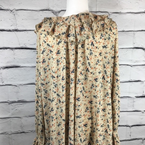 {Hayden} ruffle boho hippie floral dress - Picture 5 of 7